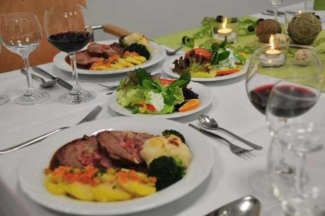 Akzent Hotel Stadt Schluechtern ***S Ristorante foto
